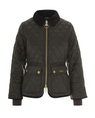 Fitted Beadnell Quilt Sage Ancient Jacket