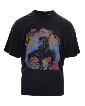 Beach Boys Endless Summer Stained Black T-shirt
