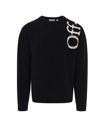 Maxi Logo Black Sweater