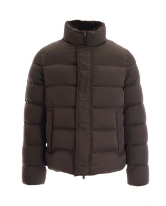 Dark Dove Grey Quilted Bomber Jacket