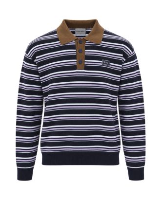 Polo Righe Navy