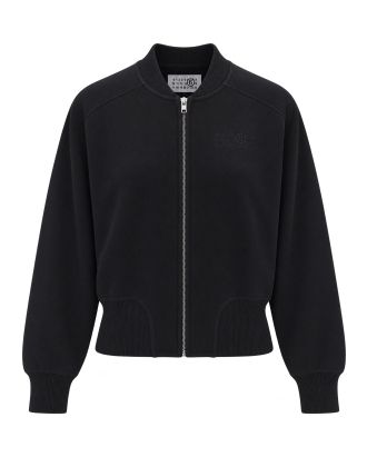 Bomber In Felpa Black