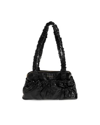 Gathered Black Bag