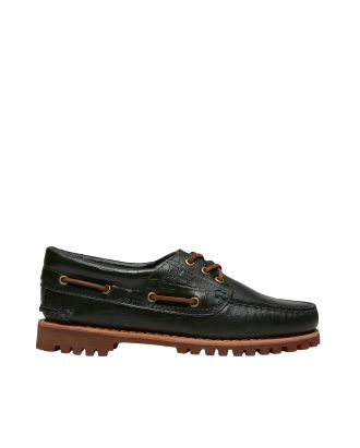 Dark Green Boat Shoe