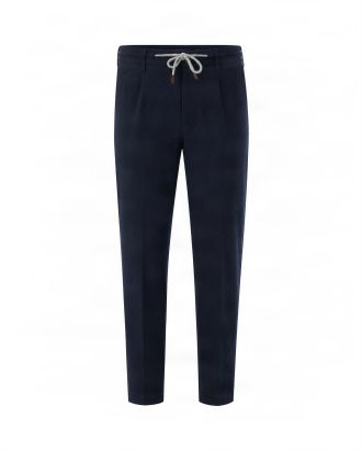 Jogger Con Coulisse Blu