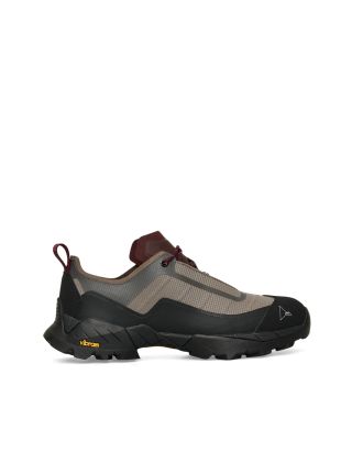 Katharina Light Taupe Burgundy sneakers