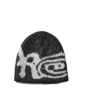 Logo Wool Deep Black Beanie